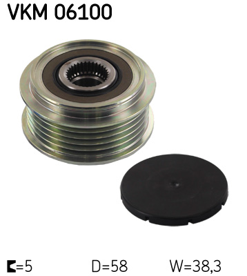 Sistem roata libera, generator VKM 06100 SKF